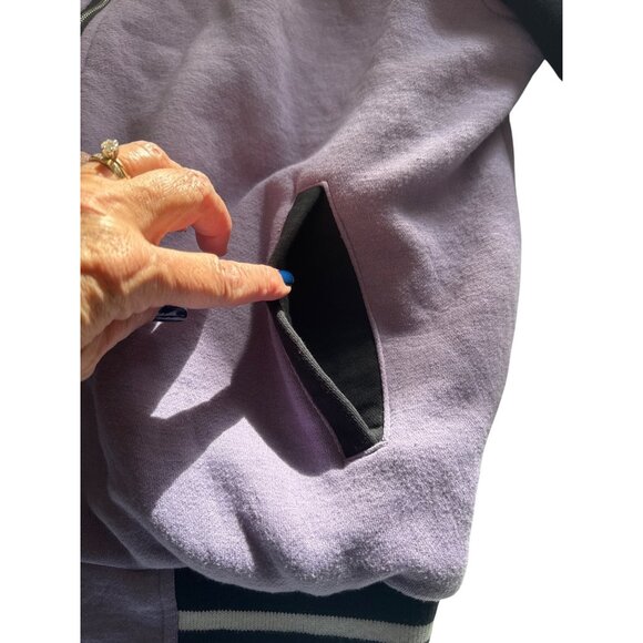 TKS Apparel Bomber Varsity Jacket Men's L Octopus Cotton Hip Hop Streetwear - Picture 9 of 14